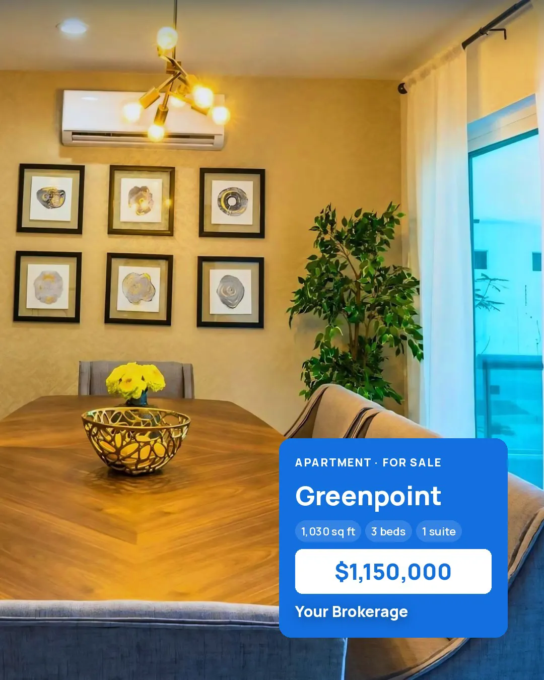 Saturday: post cover for the apartment in Greenpoint