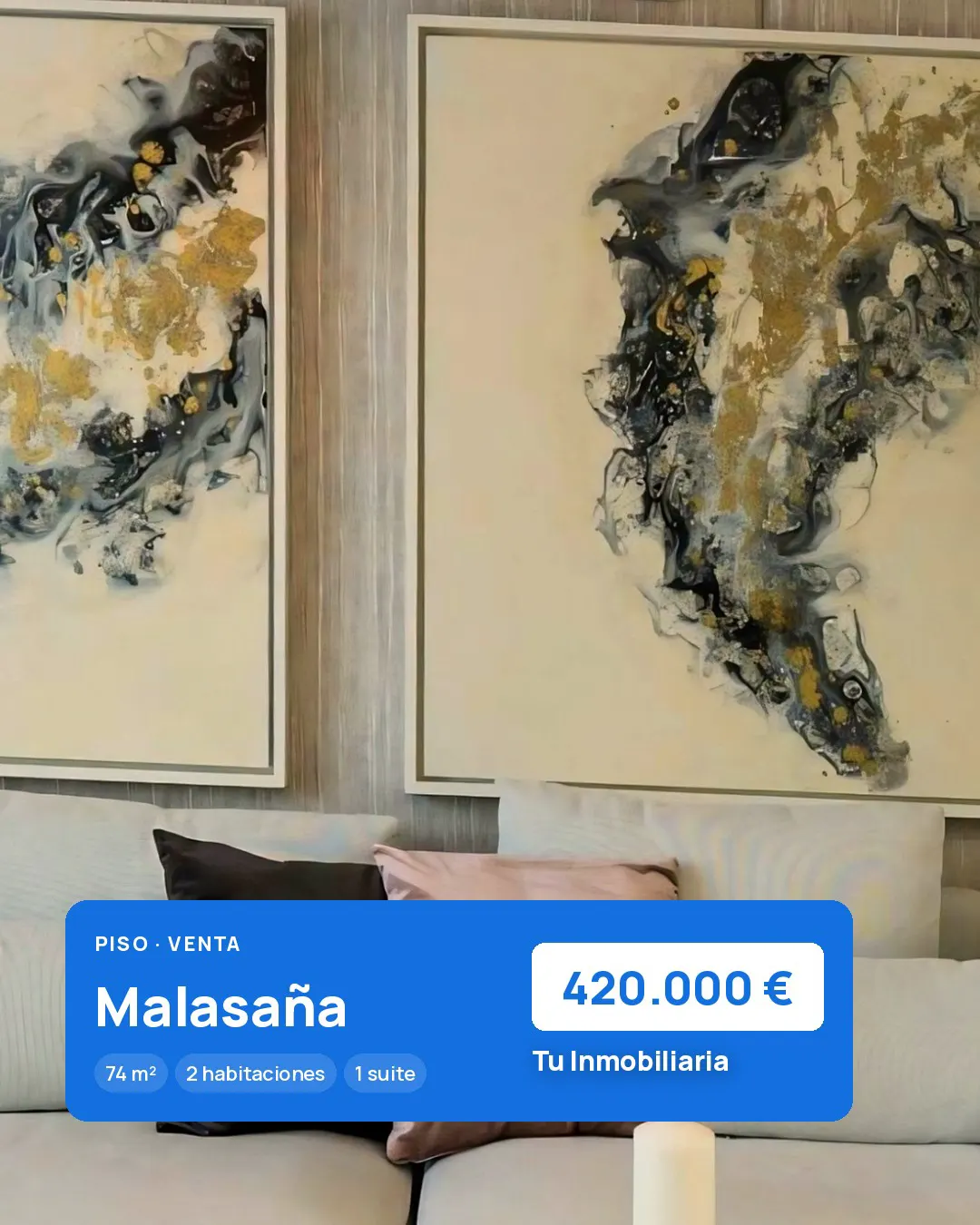 Martes: portada de la publicación del piso en Malasaña