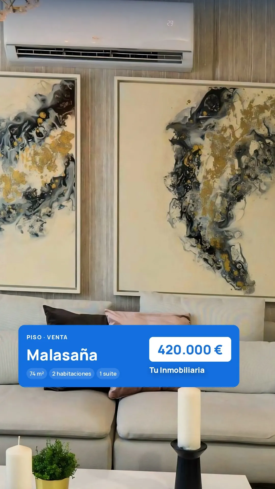 Reel del piso en Malasaña