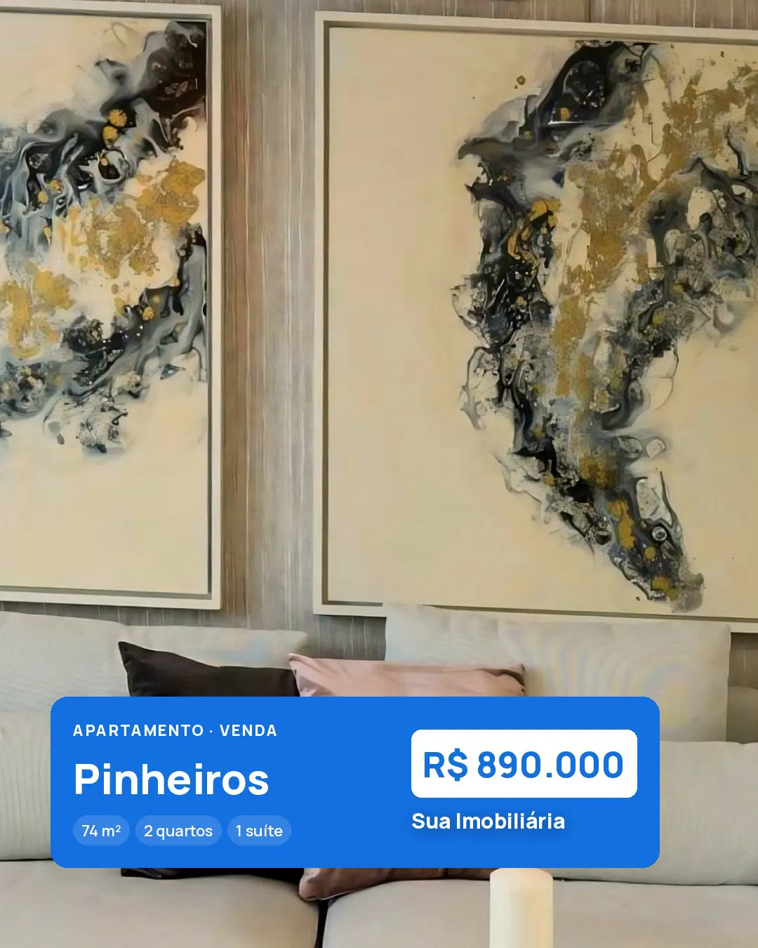 Terça: capa do post do apartamento em Pinheiros