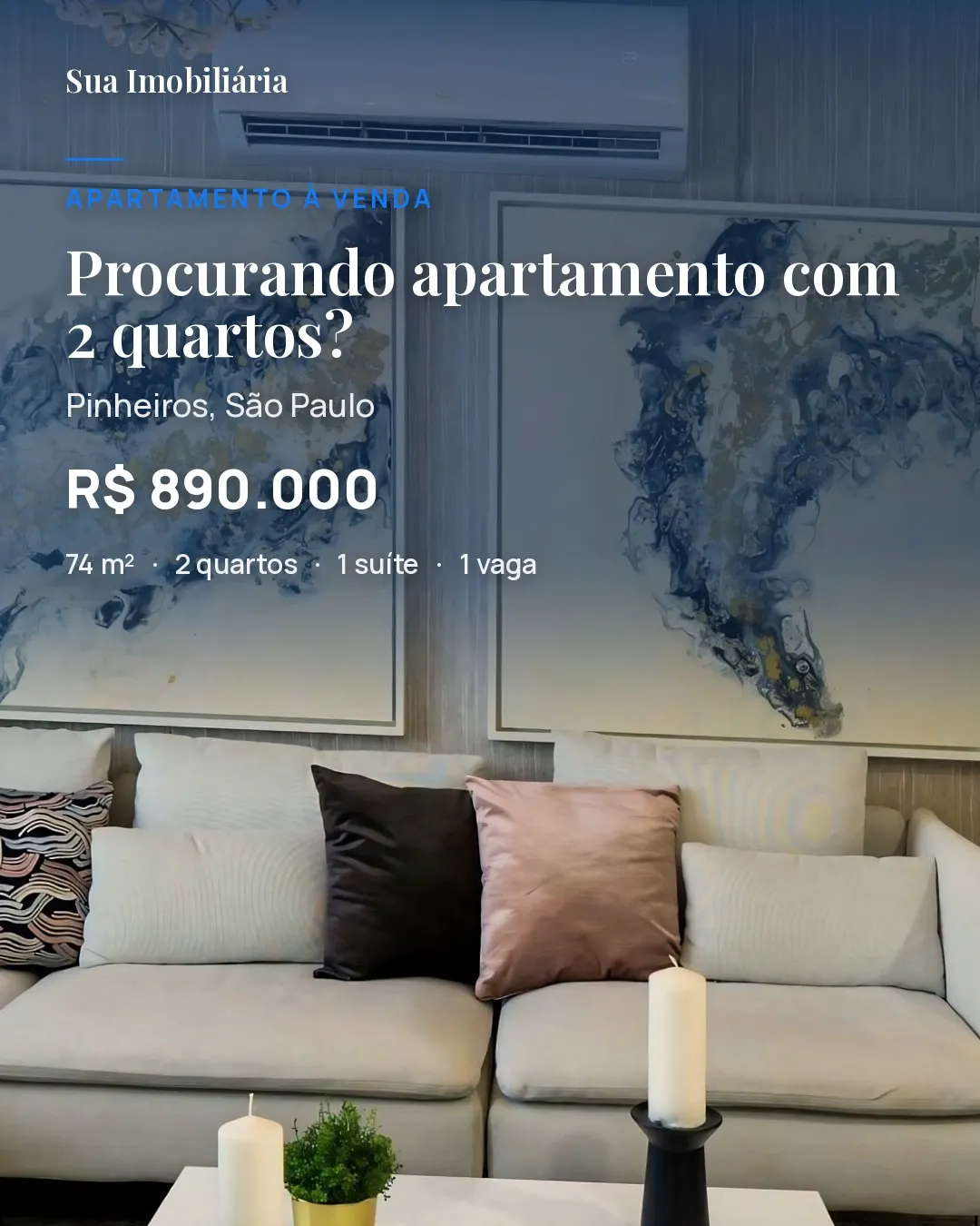 Lâmina 1 do carrossel do apartamento em Pinheiros